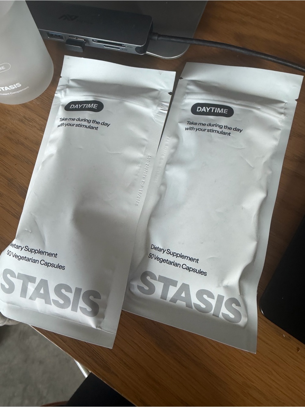 Daytime Women’s Stasis Supplement – 2 packs of White (50 Vegetarian Capsules)